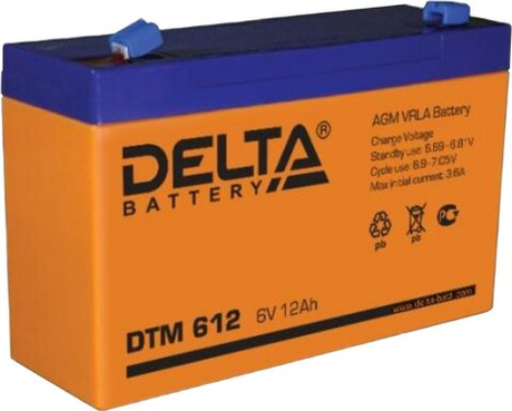 DTM 612 Delta Аккумулятор герметичный свинцово-кислотный