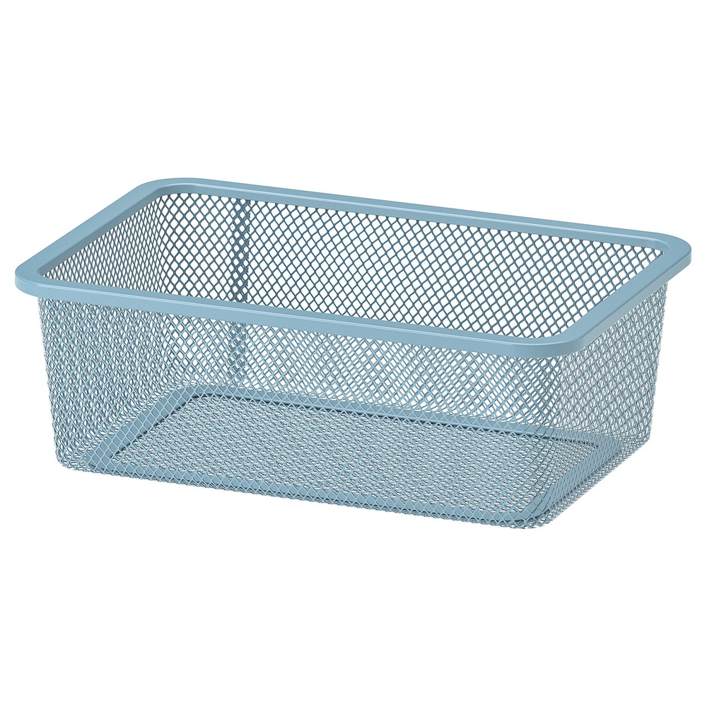 IKEA TROFAST  (ИКЕА ТРОФАСТ)  -  Проволочный контейнер - серо-голубой 20x30x10 см