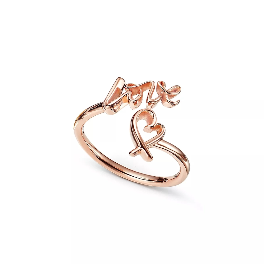 Кольцо из розового золота, Tiffany💝 Paloma Picasso-Love, В наличии
