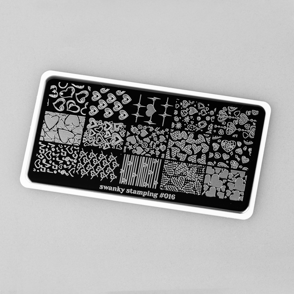 Swanky Stamping Пластина для стемпинга 016