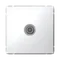 Розетка телевизионная оконечная 1DB Systeme Electric ArtGallery Белый GAL000191