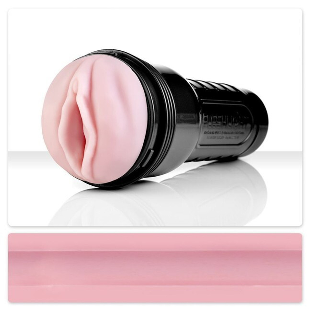 Мастурбатор вагина Lady Classic - Fleshlight (Цвет: розовый, чёрный (футляр))