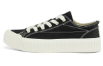 Kappa Classic And Versatile Wear resistant And Lightweight Low top Canvas Shoes Unisex Black