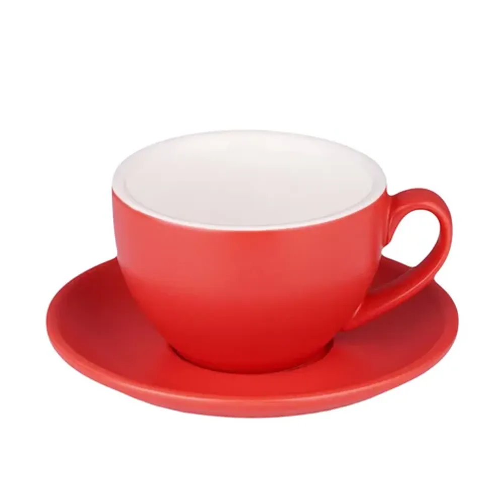 Чайная пара 250 мл красная матовая d 9,6 см h6,3 см Barista (Бариста) P.L. Proff Cuisine [6]