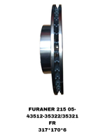 Тормозной диск 43512-35321 на Toyota 4RUNNER GRN210,GRN215 2004-2009 передний — купить в Алматы | ADAL AUTO