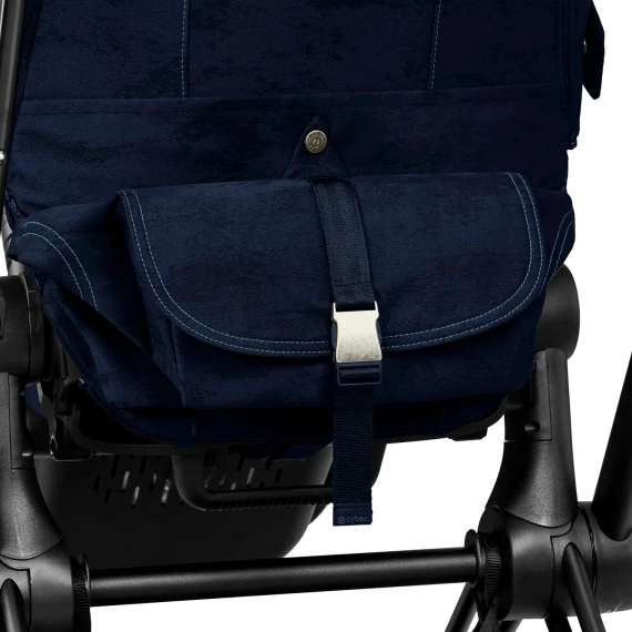 Детская коляска Cybex Priam IV 3 в 1 Rebellious Luxury Denim Blue