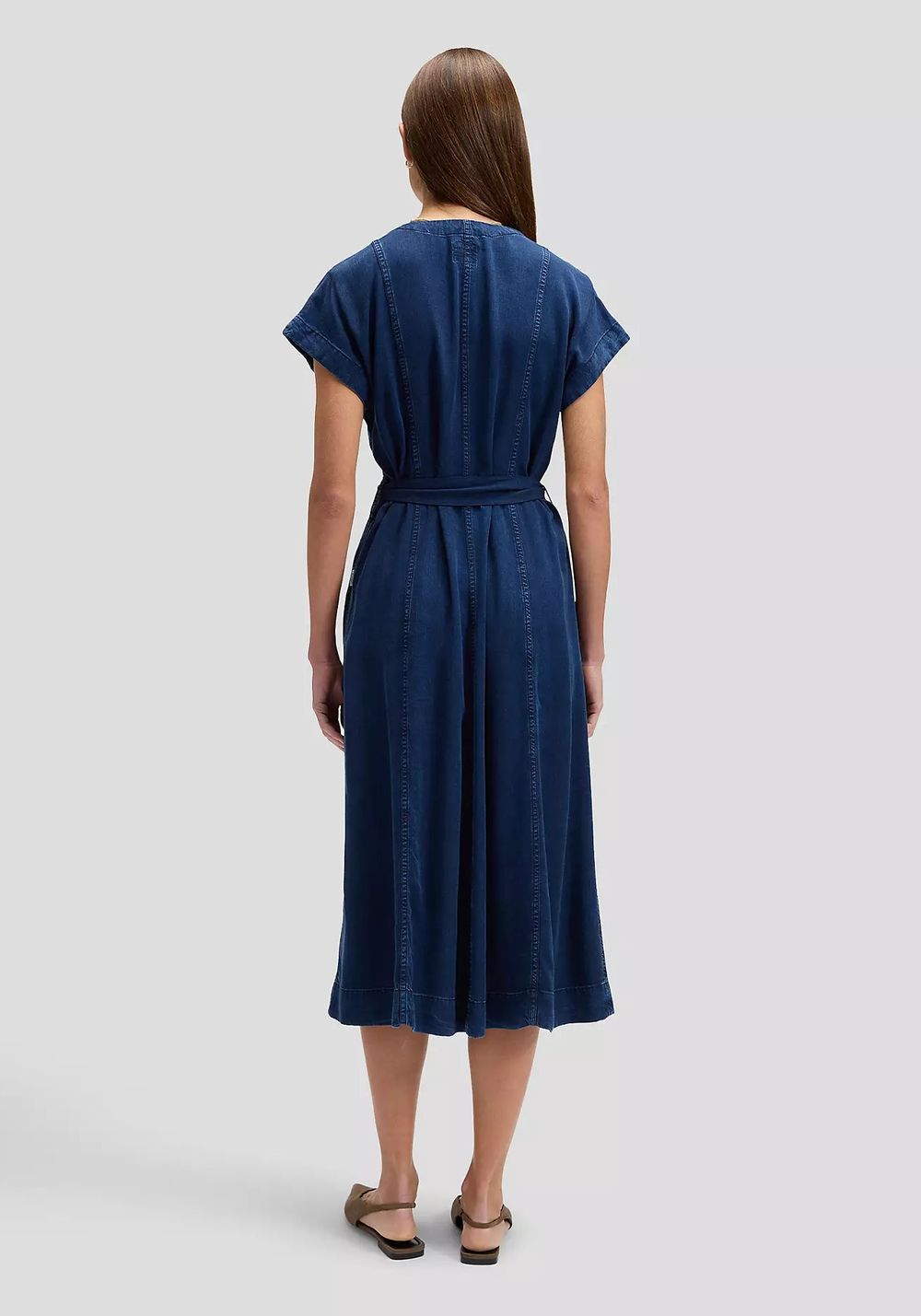 Платье BELTED MIDI DRESS 112376936