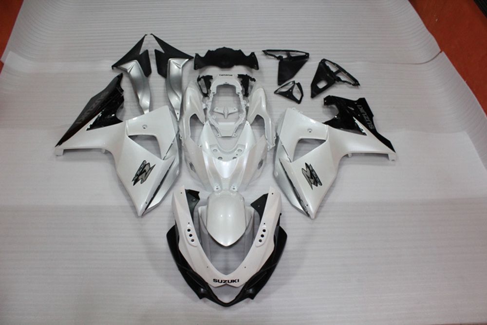 Комплект пластика для мотоцикла Suzuki GSX-R1000 09-15 Белый Заводской