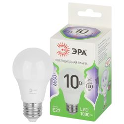 Лампа светодиодная ЭРА GREEN LINE LED A60-10W-865-E27 GL 10Вт груша холодный свет E27 | Лампы cветодиодные Груша (A)