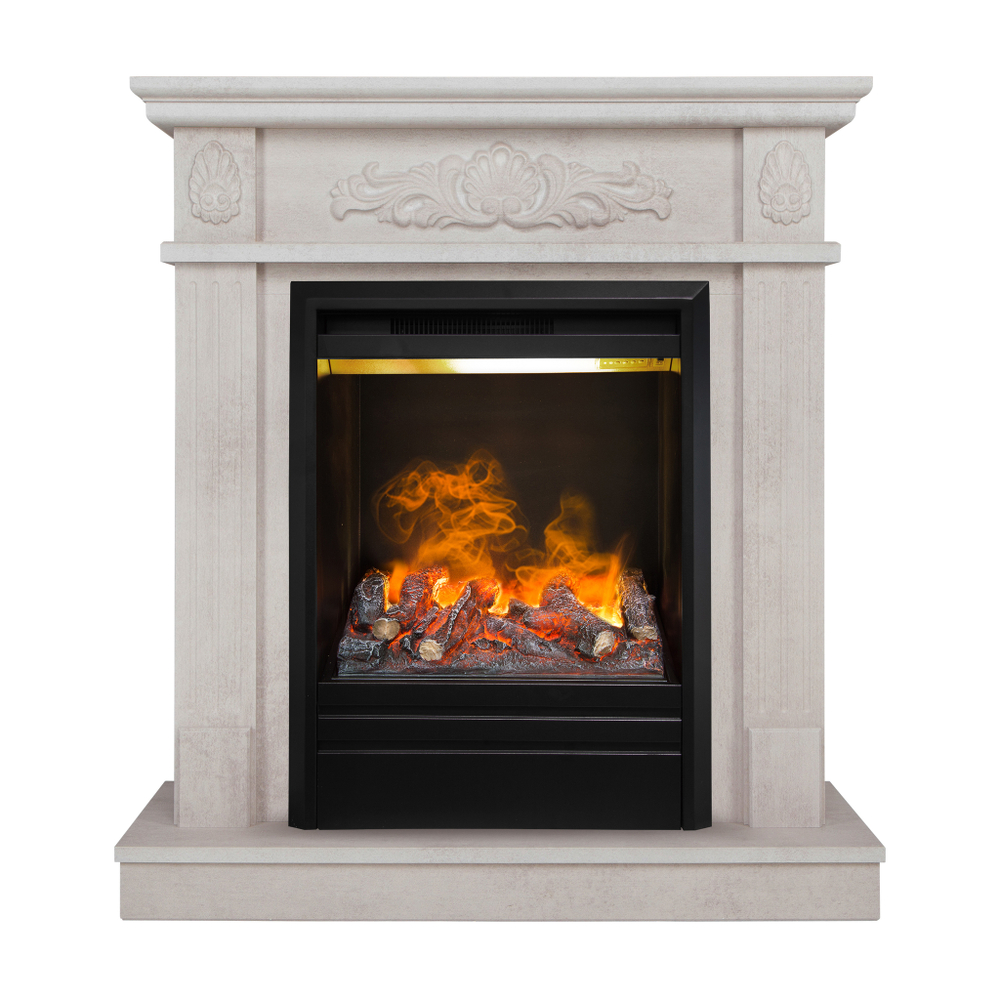 Каминокомплект Real Flame Adelaida WT с очагом Olympic 3D