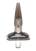 Дымчатая вибровтулка Purrfect Plug Smoke - 9,5 см. (Цвет: дымчатый)