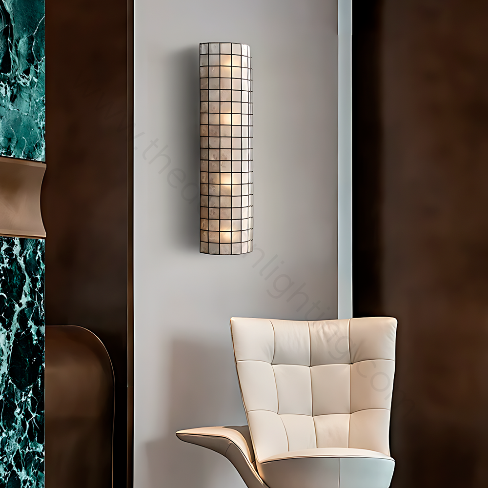 Wall design lamp Capiz Shell by Restoration Hardware