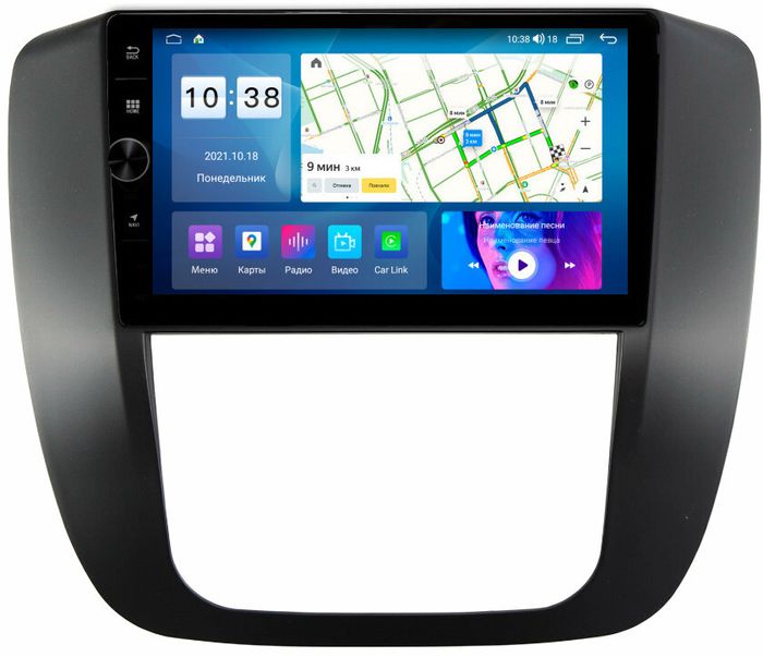Магнитола для Chevrolet Tahoe 2006-2014 - Parafar PF041-9FHDAV на Android 13, CarPlay, 4G SIM-слот