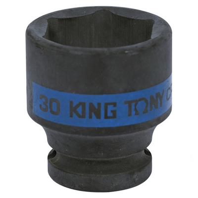KING TONY (453530M) Головка торцевая ударная шестигранная 1/2", 30 мм