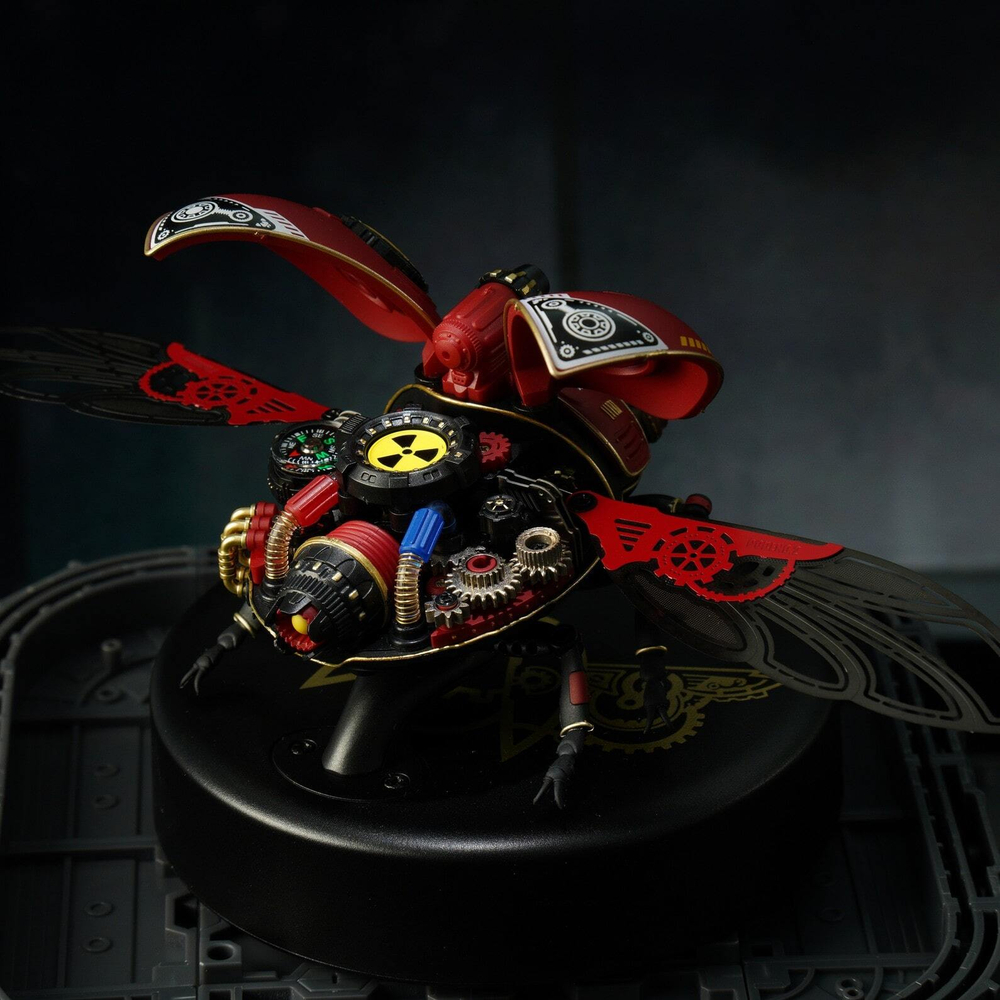 Жук-разведчик (Scout Beetle)  от ROKR - Конструктор, 3D пазл, 3D puzzle, сборная механическая модель, DIY Model, сборка своими руками