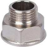 Удлинитель шестигранный STOUT SFT 0055 - 1/2" x 3/4" (НР/ВР, латунь никелированная)