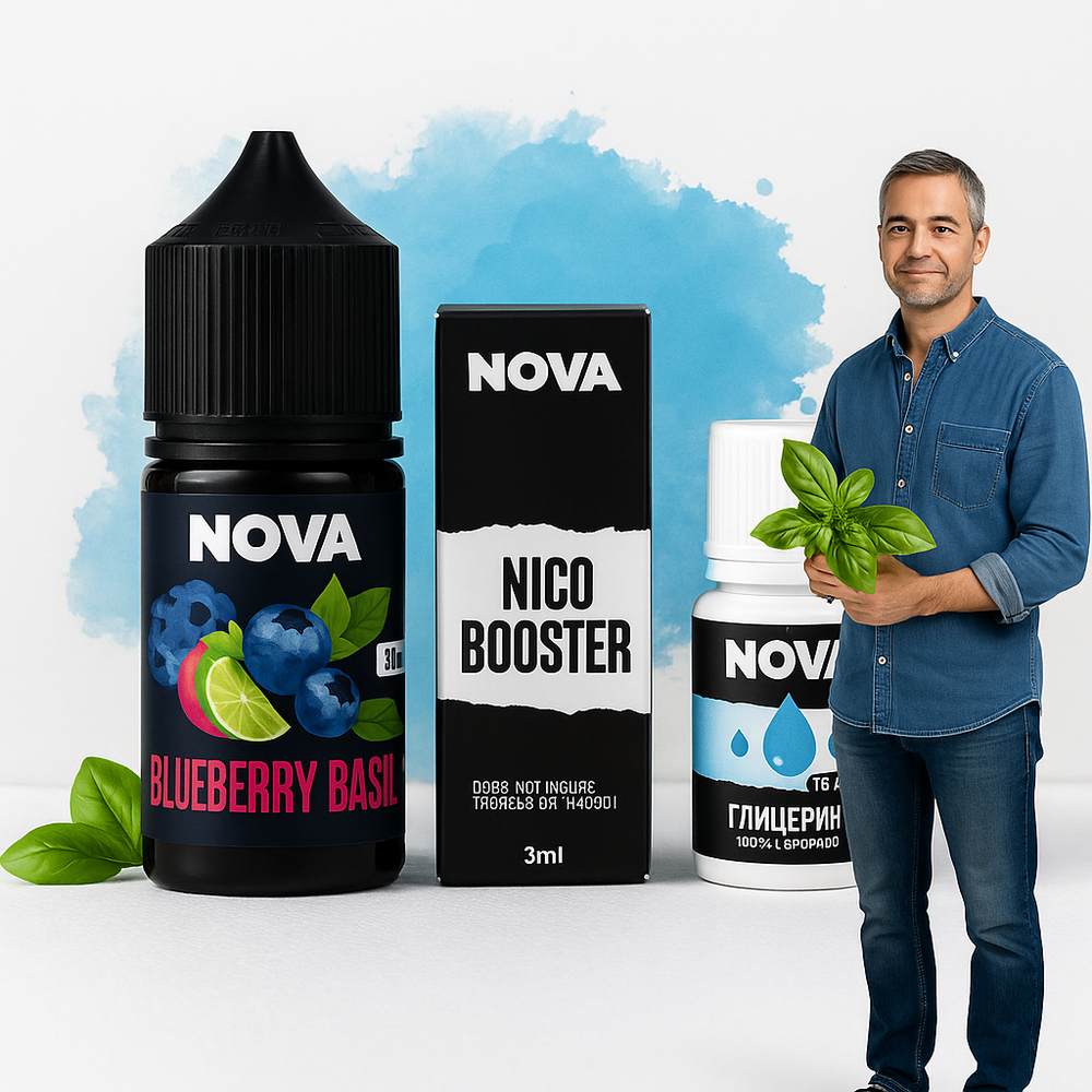 Chaser NOVA - Blueberry Basil (30ml, 5% nic)
