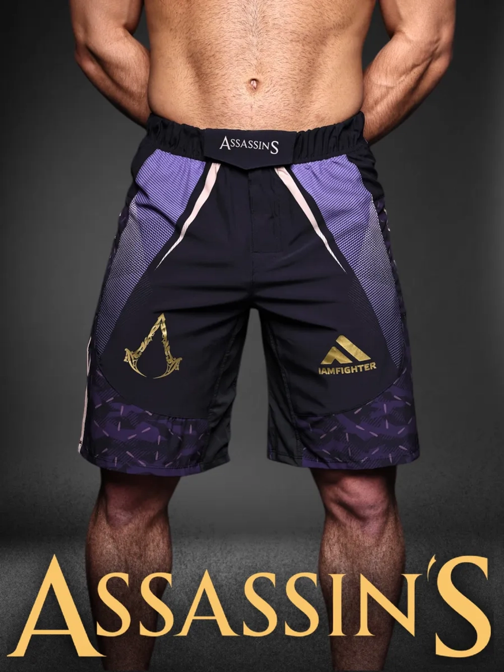 Шорты мма спортивные Assassin's для единоборств