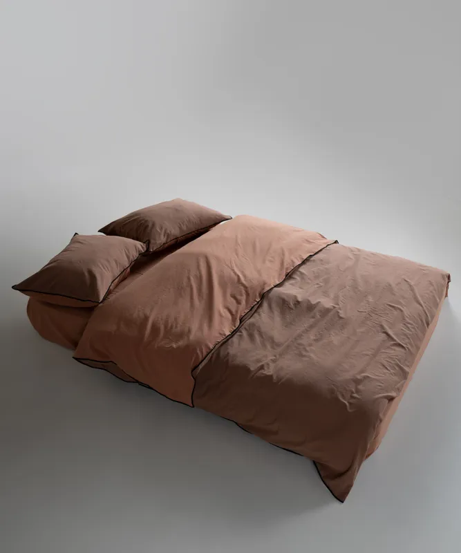 Lımasso КПБ 4 пр. Stonewashed Essualte Commencer-Wood Smoke пододеяльник 200*220, простынь 240*260, наволочки 50*70 2шт