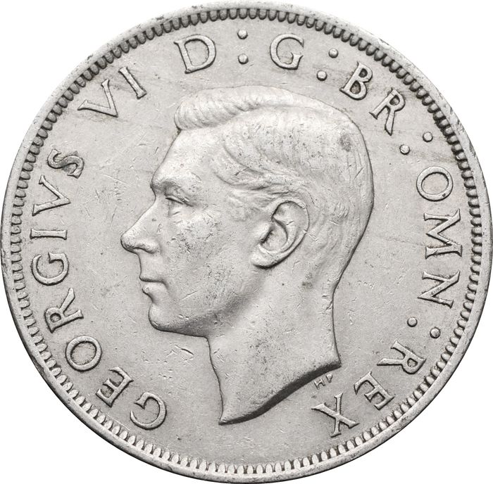 1/2 кроны 1949 Великобритания