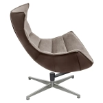 Кресло Bradex Home LOBSTER CHAIR латте искусственная замша, коричневый
