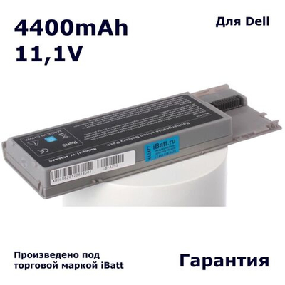 Аккумулятор iBatt 4400mAh, для PC764 RD301 TC030 JD610 JD634 RC126 PD685 0JD605 775 TG226 KD495 451-10298 776 KD492 NT379 310-9081 0RD301 451-10299