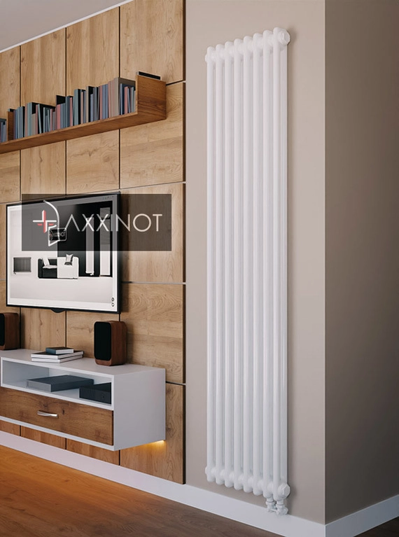 Axxinot Sentir 2190 - двухтрубный трубчатый радиатор высотой 1900 мм, нижнее подключение