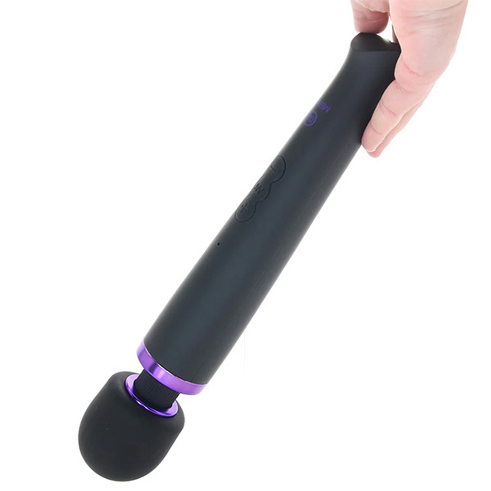 Беспроводной черный вибратор-wand 31,8см Doc Johnson Merci Power Wand 2400-11-BX