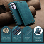 Чехол-книжка CaseMe Matte OPPO Reno 13 Pro global