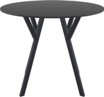Стол пластиковый Siesta Contract Max Table Ø90, черный