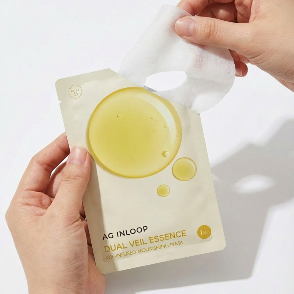 Cocochi Питательная маска-масло NAD+ Oil AЖ Инлооп Кокочи-AG Inloop Nad+ Oil-Infused Nourishing Mask, 5 шт. х 25 мл