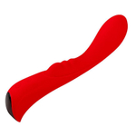 Красный вибромассажер 6  Silicone G-Spot Fun - 19,1 см.