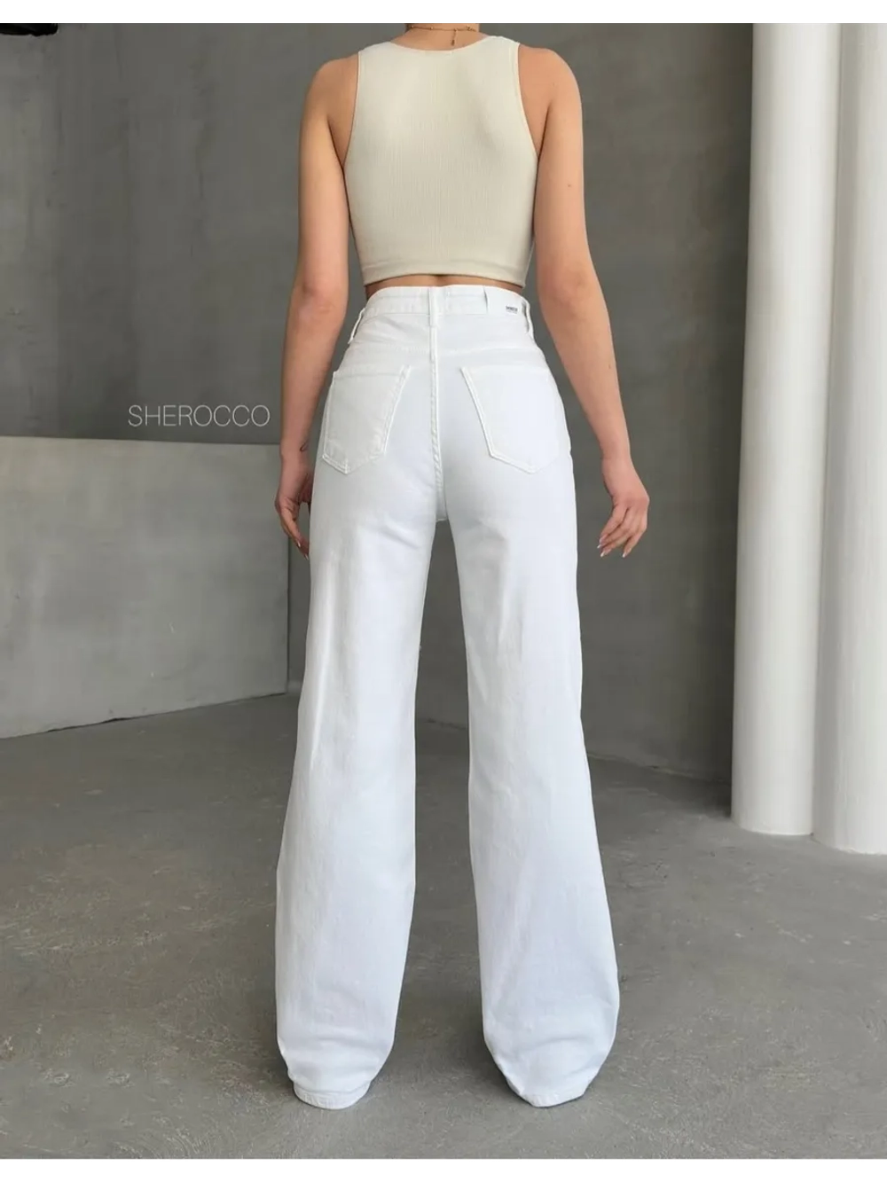 Джинсы широкие летние посадка WIDE LEG (Вайд лег)