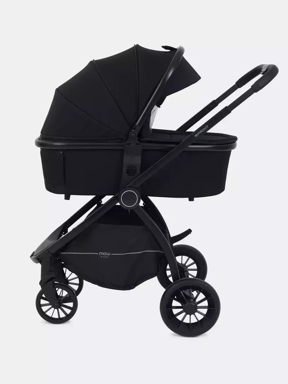 Коляска детская MOWBaby 2 в 1 "SPRINT" МВ321 Black