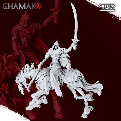 Grand Alliance Death Nighthaunt Hexwraiths Всадник с мечом миниатюра для dnd, днд, pathfinder, фентези, Настольная игра, НРИ, Варгейм, РПГ