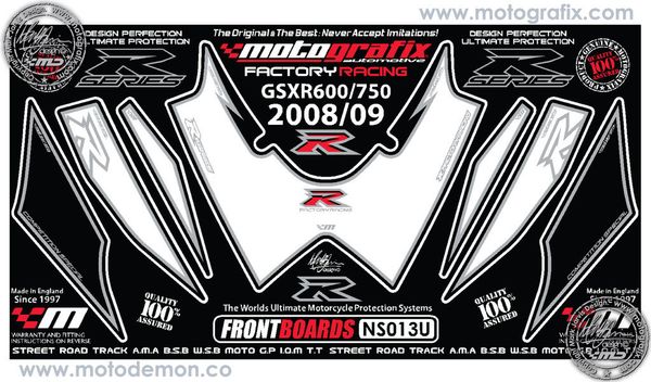Наклейка Motografix NS013U для мотоциклов SUZUKI GSX-R 600/750 '08-09