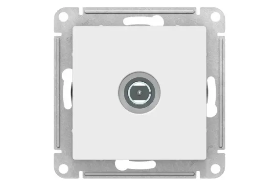 Розетка TV Systeme Electric ATLASDESIGN белая 37218