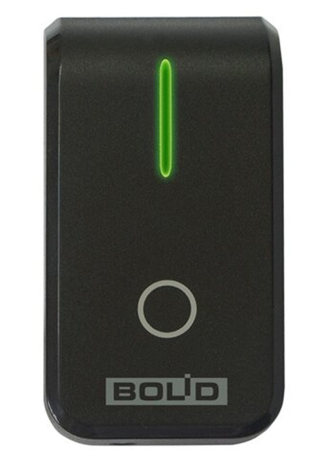 Proxy-5MSB - Считыватель проксимити карты "Мифайр" с интерфейсами Touch Memory. Сенсорная кнопка для команд. Защита от копирования карт. Исполнение - накладной. Цвет - черный. От минус 20 до +50°С