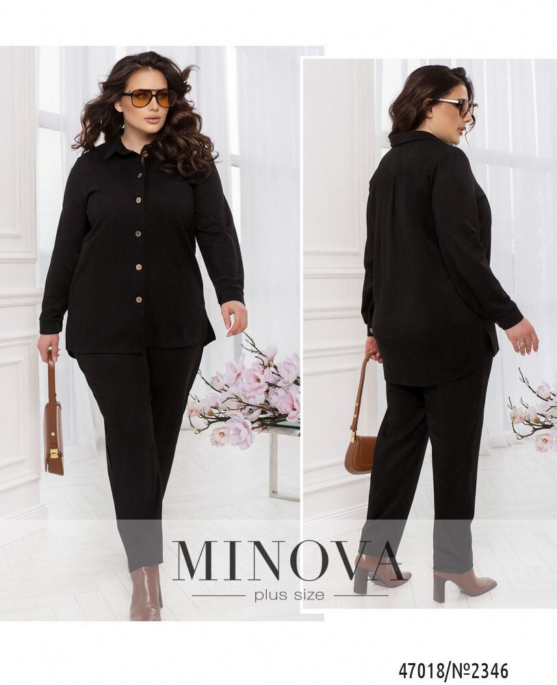 Костюм 2346-черный Minova