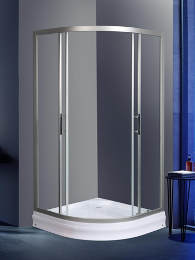 Душевое ограждение WeltWasser  WW500 С  90/189  900х900х1890 мм Душевое ограждение без поддона 10000004084 четверть круга