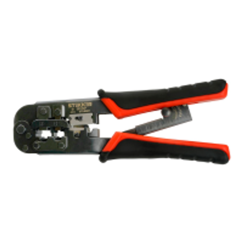 Клещи (кримпер) STEKKER KO-9E для обжима RJ-45 (8P8C), RJ-12 (6P6C), RJ-11 (6P4C и 6P2C)