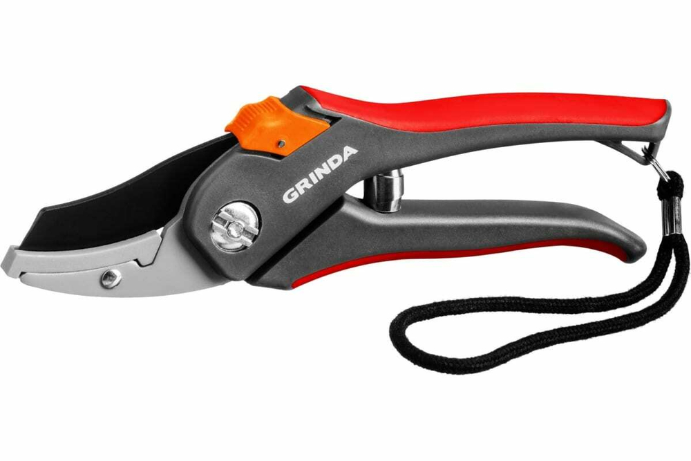Секатор GRINDA G-28 с двухкомпонентными рукоятками, контактный, 205мм 8-423203_z02
