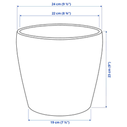 IKEA PERSILLADE  (ИКЕА ПЕРСИЛЛАДЕ)  -  Простыня, темно-серая, 19 см