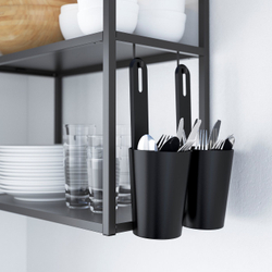 IKEA ENHET  (ИКЕА ЕНХЕТ)  -  Крючок - антрацит 6х24 мм
