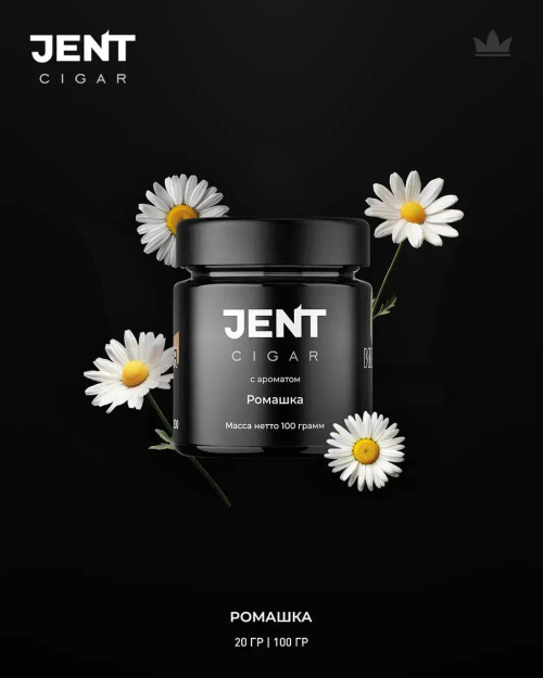 Jent Cigar 100гр. с ароматом Ромашка