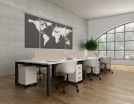 Сегмент рабочей станции двойной, конечный модуль (1635) МК40Х40 АВАНС (AVANCE)