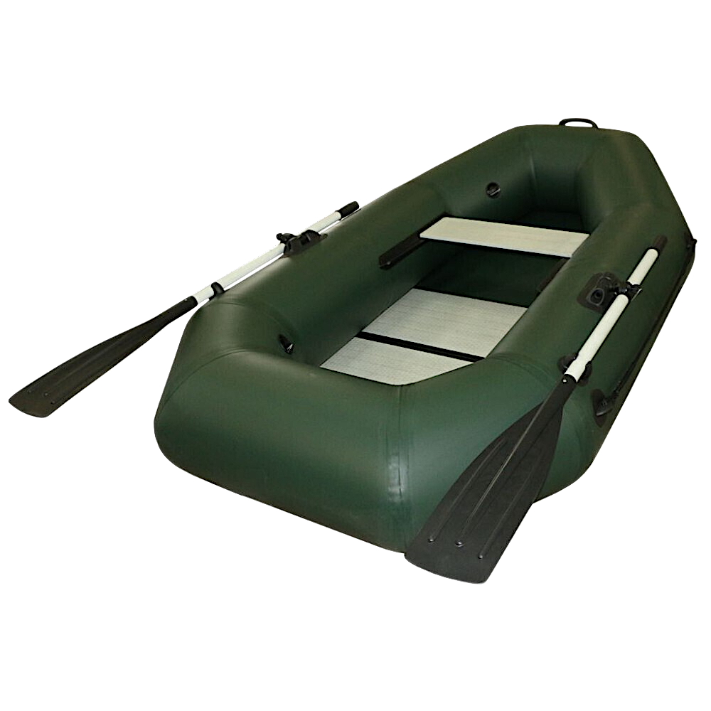 Лодка ПВХ Polar Bird Чирок Гребная PB-210Т Teal со стеклокомпозитной сланью и банкой -