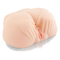 Мастурбатор (тугие анус и вагина) 17х14см с вибрацией ToyFa Juicy Pussy 893013