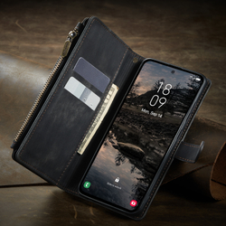 Многофункциональный чехол-кошелек CaseMe 3 in 1 Matte Wallet для Samsung Galaxy S25 FE