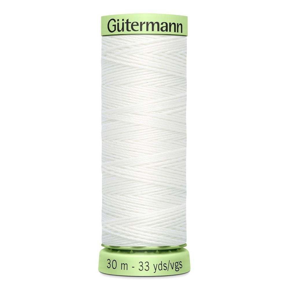 Нитки отделочные Gutermann Top Stitch 30 (30 метров), 5 кат. | _800 белый (Arta 001)